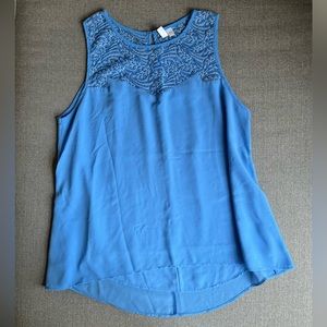 Lacey tank top